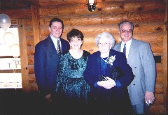 Bill Stout; Norma Stout; Julia (Judy) Kish Dorrough; David Dorrough; Family Friends